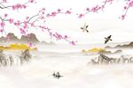 新中式背景墙