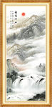 国画鸿运当头山水画