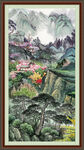 山水中堂画 