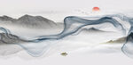水墨山水画