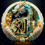 龙 姓氏头像