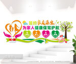 签约家庭医生文化背景墙图片