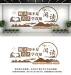 校园阅读文化墙