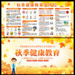 秋季健康教育宣传栏