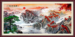 长城山水画