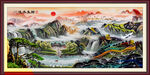 长城山水画