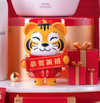 C4D卡通虎