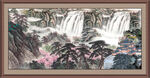 国画山水画 