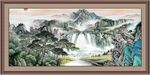 国画山水画 