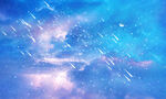 流星雨梦幻星空背景