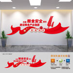 粮食安全标语文化墙
