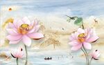 现代背景墙 