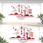 图书馆阅览室文化墙