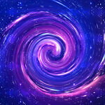 高清漩涡梦幻星空背景