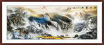 山水水墨画