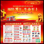 119消防月宣传栏