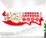 矛盾纠纷化解中心文化墙图片