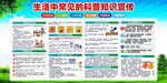 绿色生活中常见的科普知识宣传展