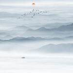 水墨山水画