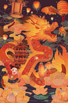 矢量新年海报