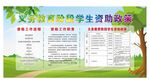 学校资助宣传栏