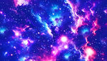 炫彩星空软膜装饰画