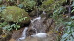 实拍山间泉水