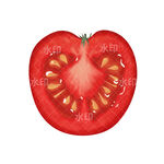 蔬菜番茄西红柿手绘卡通插画