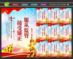社区矫正展板