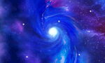 蓝色高清星空大图