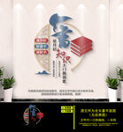 图书馆阅览室文化墙