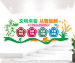 食堂餐厅标语文化墙图片