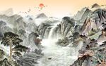 中式山水画