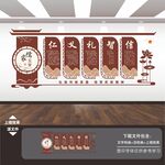 仁义礼智信展板