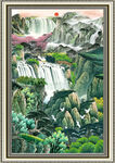 中堂山水画 