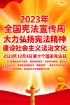 2023年全国宪法宣传周展板