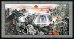 山水风景画 