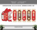 石榴籽精神民族团结文化墙