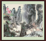 旺财山水画 