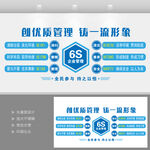6S企业管理文化墙