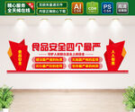 食品安全四个最严文化墙