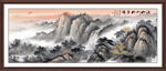 大厅山水画