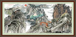 大厅山水画