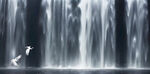 瀑布流水生财