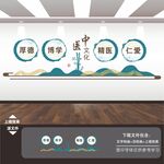 中医中药养生理疗国医馆堂文化墙