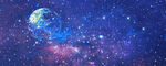 星空舞台背景图