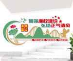 国企党建文化墙素材图片