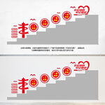 党建楼梯文化墙