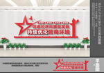 持续优化营商环境文化墙