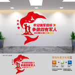 争做四有军人标语文化墙